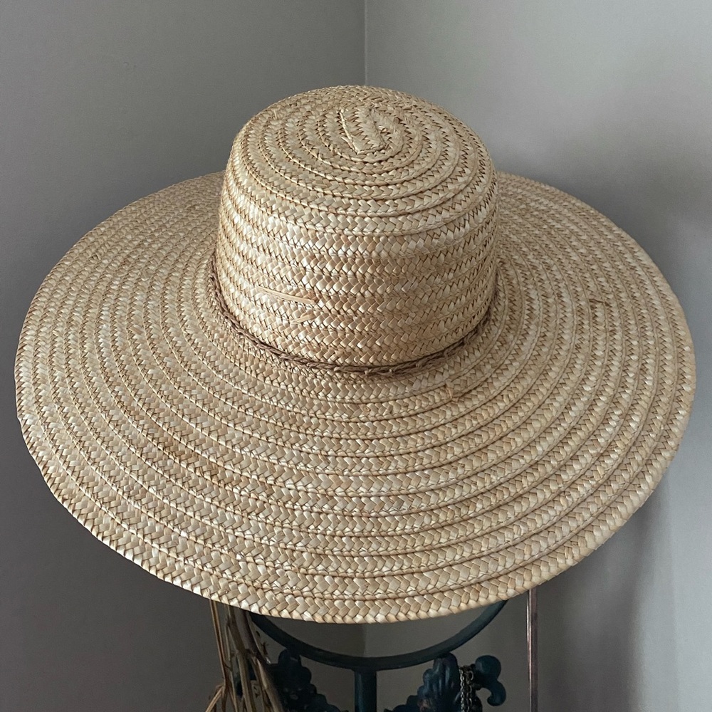 Wheat Straw Hat with Tassels
